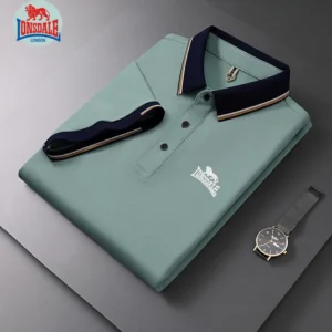 2025 Embroidered Polo Men's 100% Cotton Polo Golf Shirt