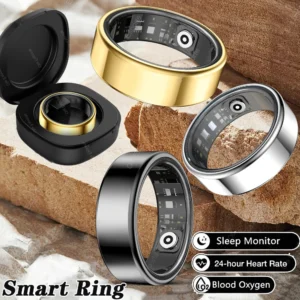 For Xiaomi Samrt Ring 2025 Women Men Heart Rate Blood Oxygen Sleep Monitoring Rings Multi Sport Modes IP68 Waterproof Smartring